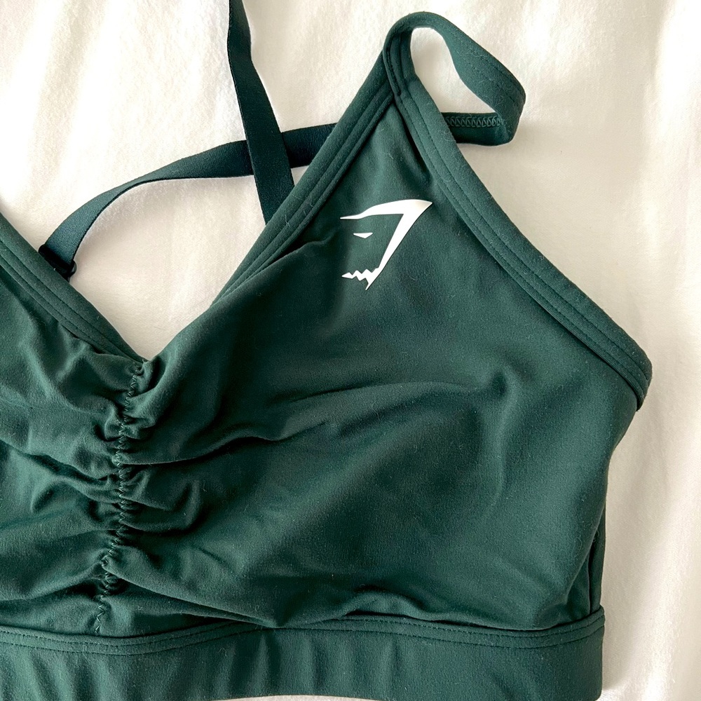 Green Gymshark Sports Bra